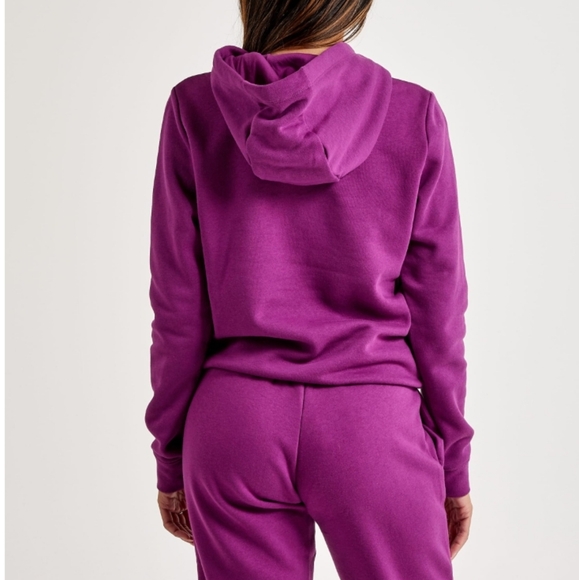 Nike Women's Club Fleece Pullover Hoodie - purple - Picture 3 of 14